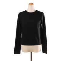 エクストリームカシミヤ extreme cashmere x n°451 lisa 長袖トップス コットンカシミヤ ブラック