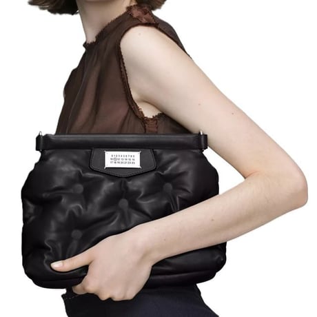 メゾン マルジェラ Maison Margiela グラムスラムクラシックスモールバッグ ナッパーレザー ブラック 正規取扱