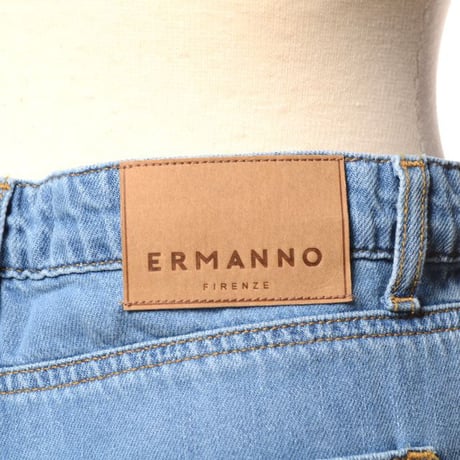 エルマノシェルビーノ ermanno scervino フレアージーンズ コットン デニム