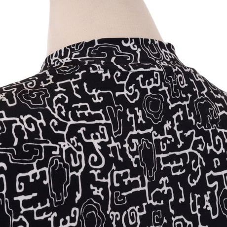 ロゼッタゲッティ ROSETTA GETTY 七分丈カットソー レーヨンストレッチ ブラックホワイト
