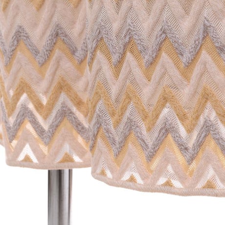 ミッソーニ Missoni 織柄パンツ コットンニット ベージュイエロー
