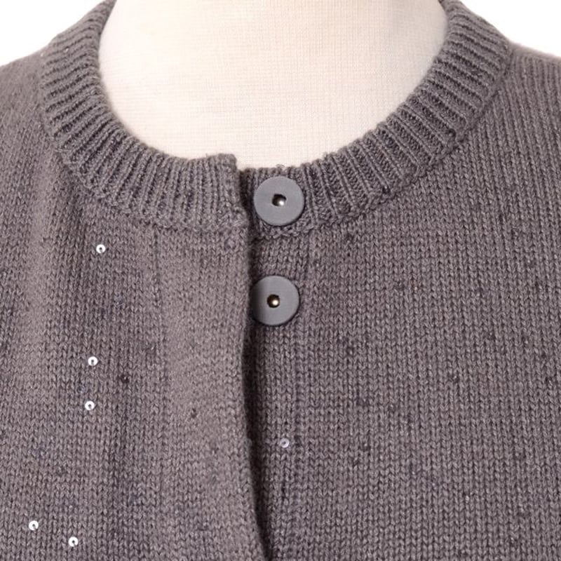 ブルネロクチネリ Brunello Cucinelli 丸襟カーディガン カシミア  