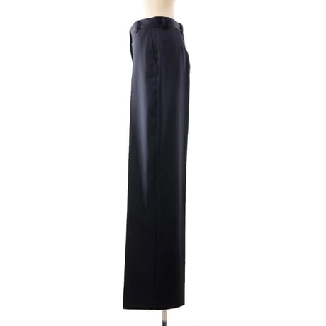 ステラマッカートニー stella mccartney ストレートパンツ ウール ネイビー