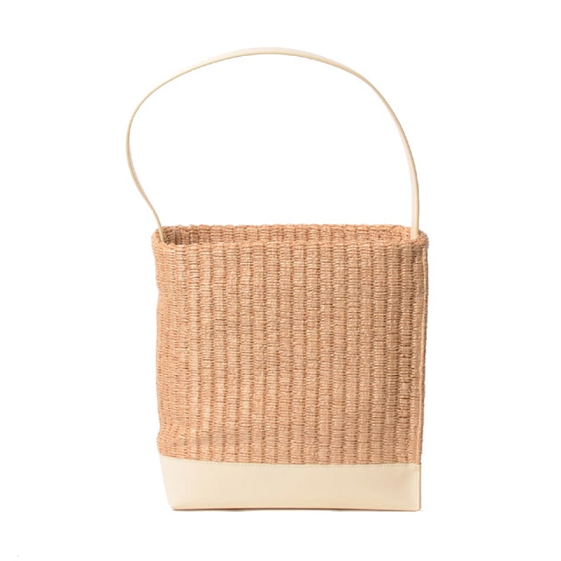 マルニ Marni Museoスモールホーボーバッグ ラフィアなど ナチュラル