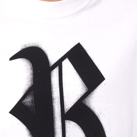 ラフシモンズ RAF SIMONS Oversized crew neck sweater with R print コットン ホワイト