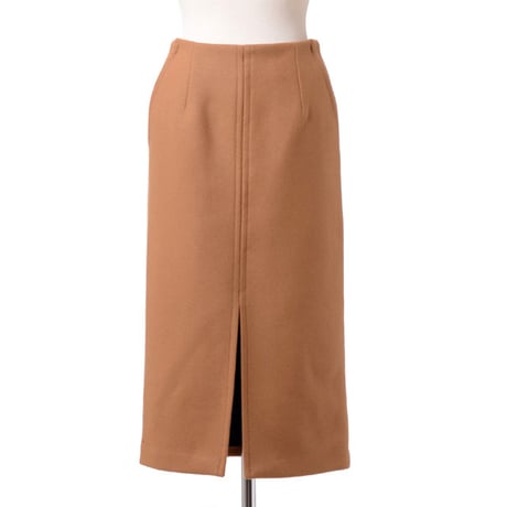 テラ TELA ペンシルスカート ウールカシミア キャメル