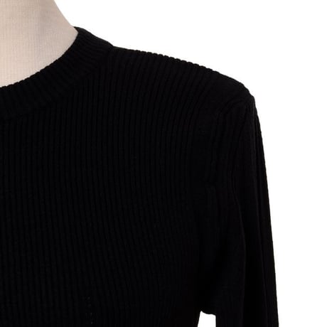 ソニアリキエル SONIA RYKIEL ロングワンピース ニット ブラック