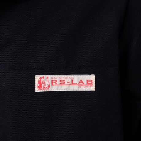 RAF SIMONS ラフシモンズ デニムラボコート コットン ブラック