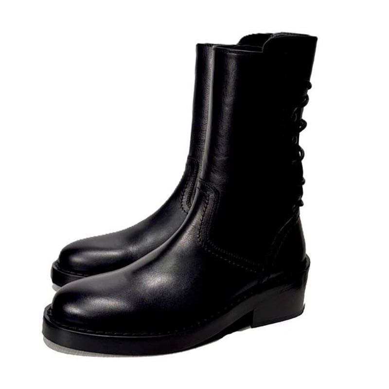 ann demeulemeester 本人期ブーツ アンドゥムルメステール ann demeulemeester 後ろレースアップブーツ