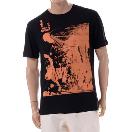 RAF SIMONS ラフシモンズ Garden of Even スリムフィットTシャツ コットン ブラック