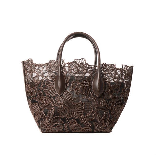 エルマノシェルビーノ ermanno scervino ミニ総レーストートバッグ