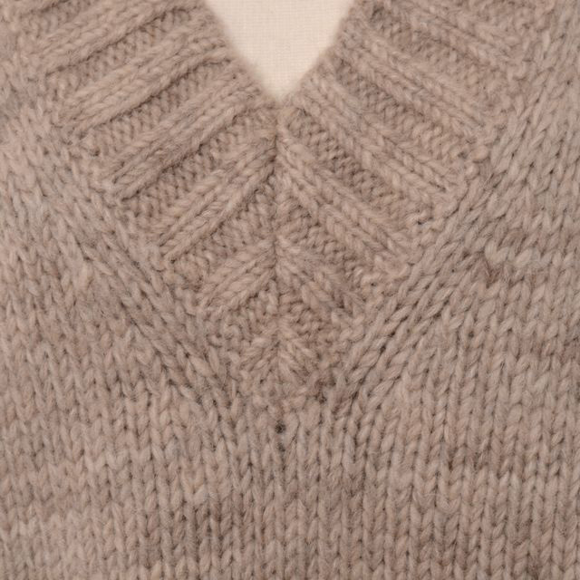 メゾン マルジェラ Maison Margiela Vネックニットタバード アルパカ