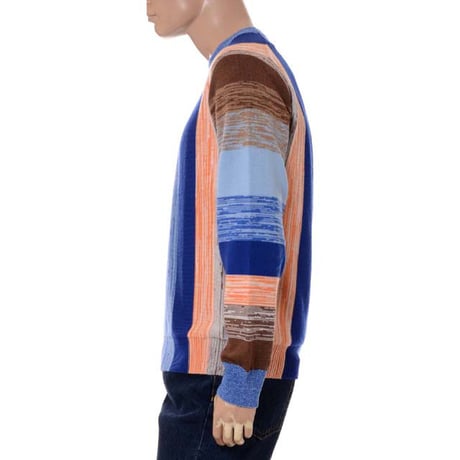ミッソーニ Missoni セーター 羊毛 ブルーミックス