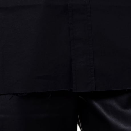 ラフシモンズ (RAF SIMONS) ARCHIVE REDUX Sleeveless hooded shirt with patches and print