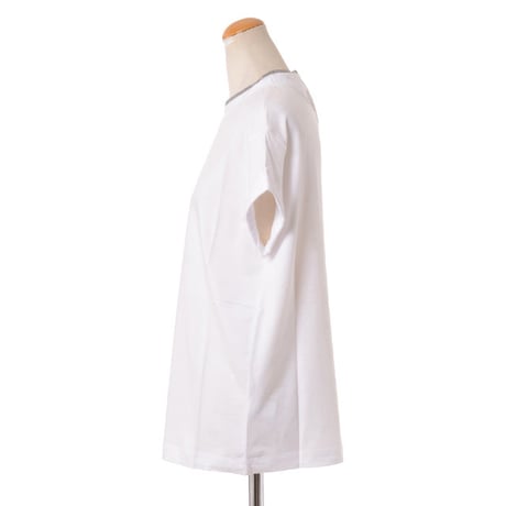 ブルネロクチネリ Brunello Cucinelli 半袖Ｔシャツ コットンジャージー ホワイト