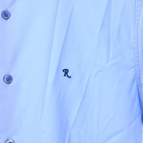 RAF SIMONS (ラフシモンズ) コットンシャツ ブルー