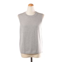 エクストリームカシミヤ extreme cashmere x n°421 player タンクトップ コットンカシミヤ グレー