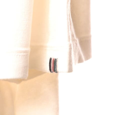 エクストリームカシミヤ extreme cashmere x オーバーフィット丸襟半袖カットソー コットンカシミア ホワイト