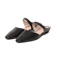 インポートブランド import brand インテンショナリーブランク/INTENTIONALLY BLANK ローヒールシューズ 牛革 ブラック