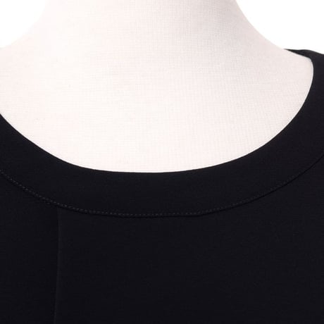 メゾン マルジェラ Maison Margiela フロントパネルドレスワンピース ジャージー ブラック
