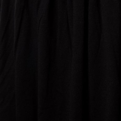 エクストリームカシミヤ extreme cashmere x manyshortロング丈スカート コットンカシミヤ ブラック