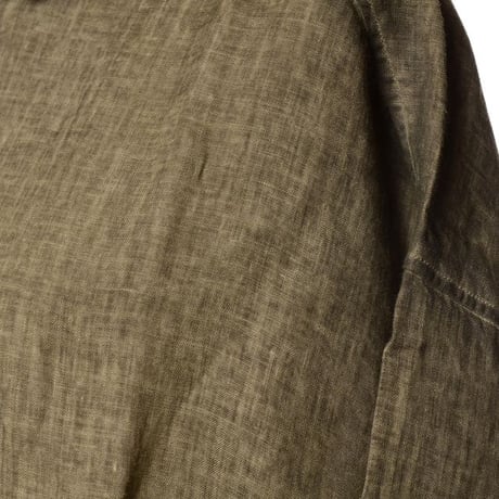インポートブランド import brand プルマナック PLOUMANAC'H ロングブラウス リネン オリーブ