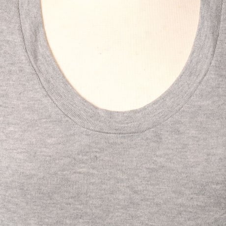 エクストリームカシミヤ extreme cashmere x タンクトップ コットンカシミア グレー 正規取扱
