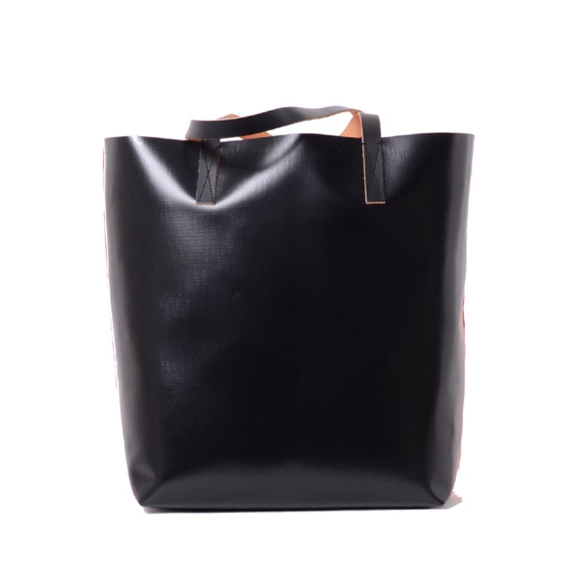 マルニ Marni トートショッピングバッグ PVC オレンジブラック | YOKOAUNTY 