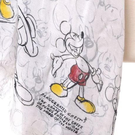 ファリエロサルティ Faliero Sarti MickeyMaose大判ストール モダールカシミア アイボリー
