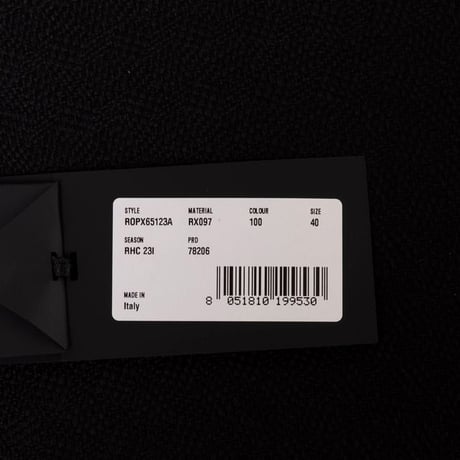 ロシャス ROCHAS フリルブラウス コットン ホワイト