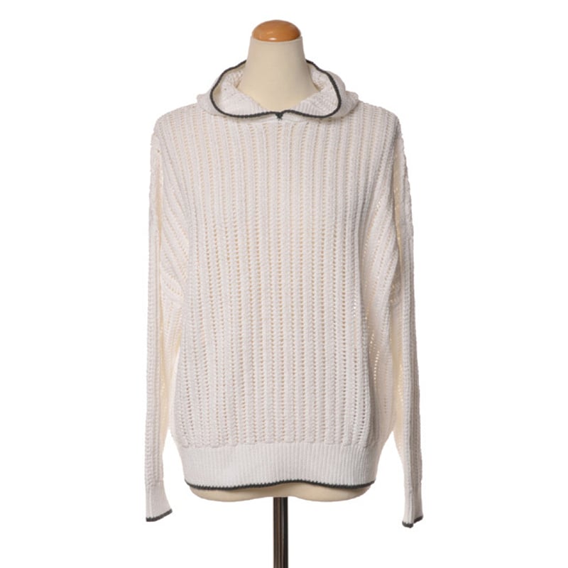 BORNELLO CUCINELLI フード付きニットパーカー BRUNELLO CUCINELLI フード付きニット BORNELLO CUCINELLI フード付き