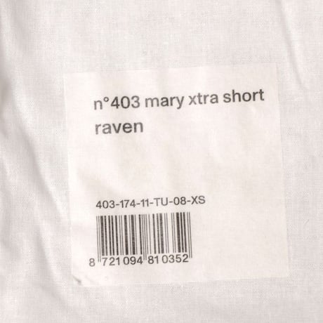 エクストリームカシミヤ extreme cashmere x n403manyxtrashort コットンカシミア ブラック