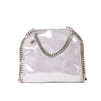 ステラマッカートニー stella mccartney ファラベラミニチェーンバッグ シャギーディア シルバー 正規取扱