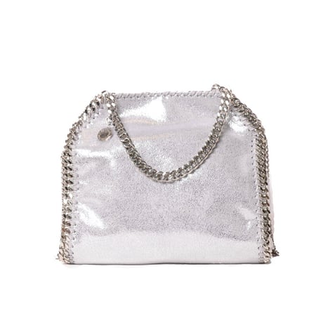 ステラマッカートニー stella mccartney ファラベラミニチェーンバッグ シャギーディア シルバー 正規取扱