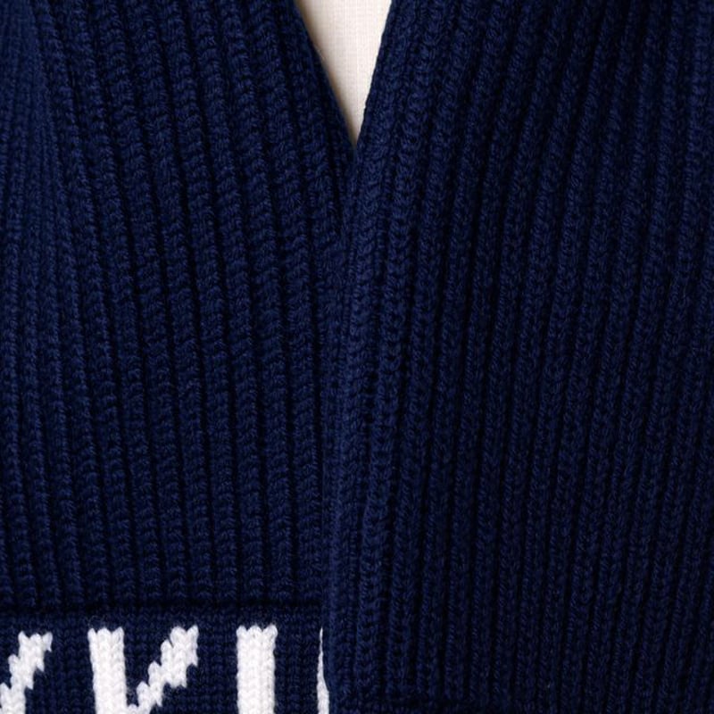 ソニアリキエル SONIA RYKIEL ロゴインターシャマフラー メリノ ソニアリキエル SONIA RYKIEL ロゴインターシャマフラー メリノ