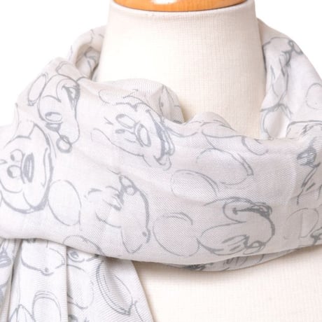 ファリエロサルティ Faliero Sarti MickeyMaose大判ストール モダールカシミア アイボリー
