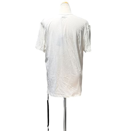 アンドゥムルメステール ann demeulemeester 半袖プリントTシャツ コットン ホワイト 正規取扱