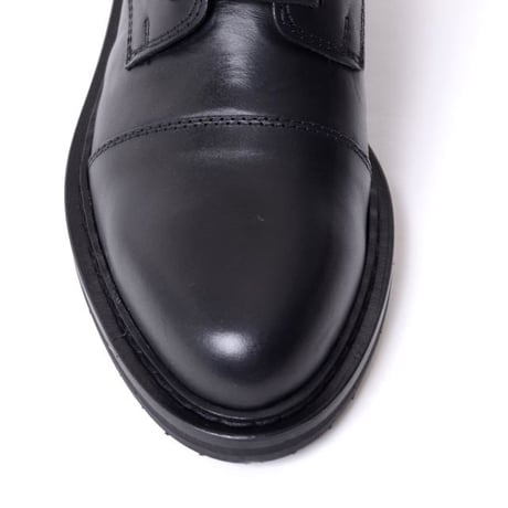 アンドゥムルメステール ann demeulemeester レースアップショートブーツ 牛革 ブラック