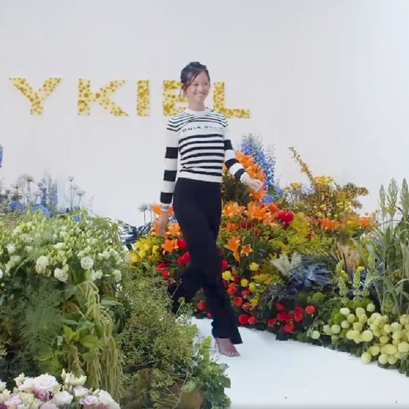 ソニアリキエル SONIA RYKIEL 長袖ボーダーマリンセーター ソニアリキエル SONIA RYKIEL 長袖ボーダーマリンセーター
