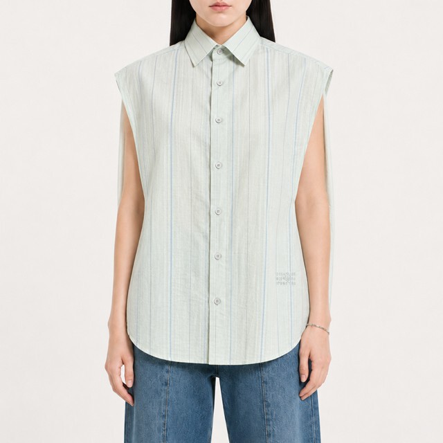 エムエムシックス メゾンマルジェラ MM6 MAISON MARGIELA 襟付き変形