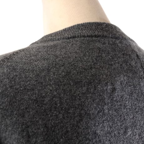 エクストリームカシミヤ extreme cashmere x n436 luca丸襟厚手カーディガン カシミアなど グレー