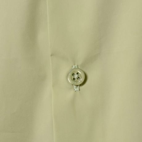 ラフシモンズ RAF SIMONS Classic shirt with net insert シャツ コットン ライトグリーンミント