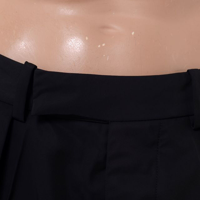 パンツ Raf simons 2022ss docking skirt RAF SIMONS Skirt with single pleat Resilencer BLACK | AYIN