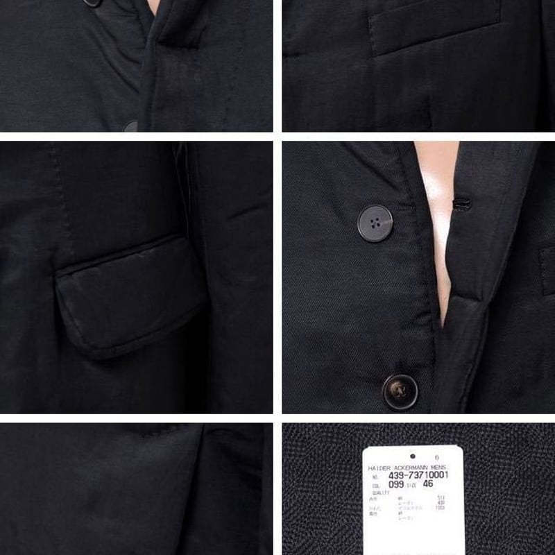 ハイダーアッカーマン Haider Ackermann ジャケット ブラック ハイダーアッカーマン Haider Ackermann ジャケット ブラック