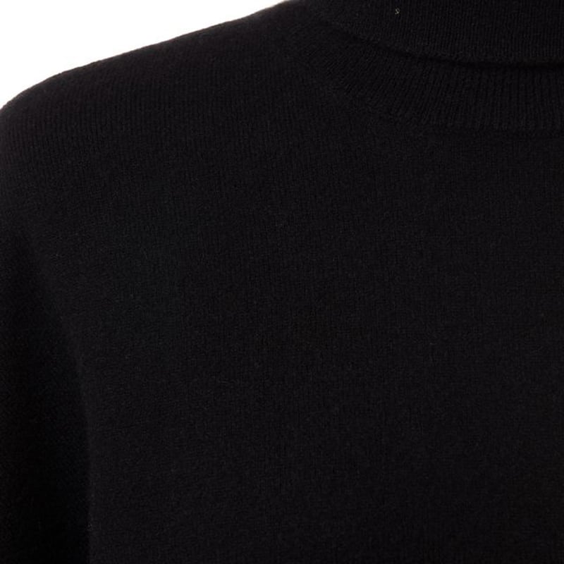 extreme cashmere x ニット　ブラック エクストリームカシミヤ extreme cashmere x ハイネックセーター