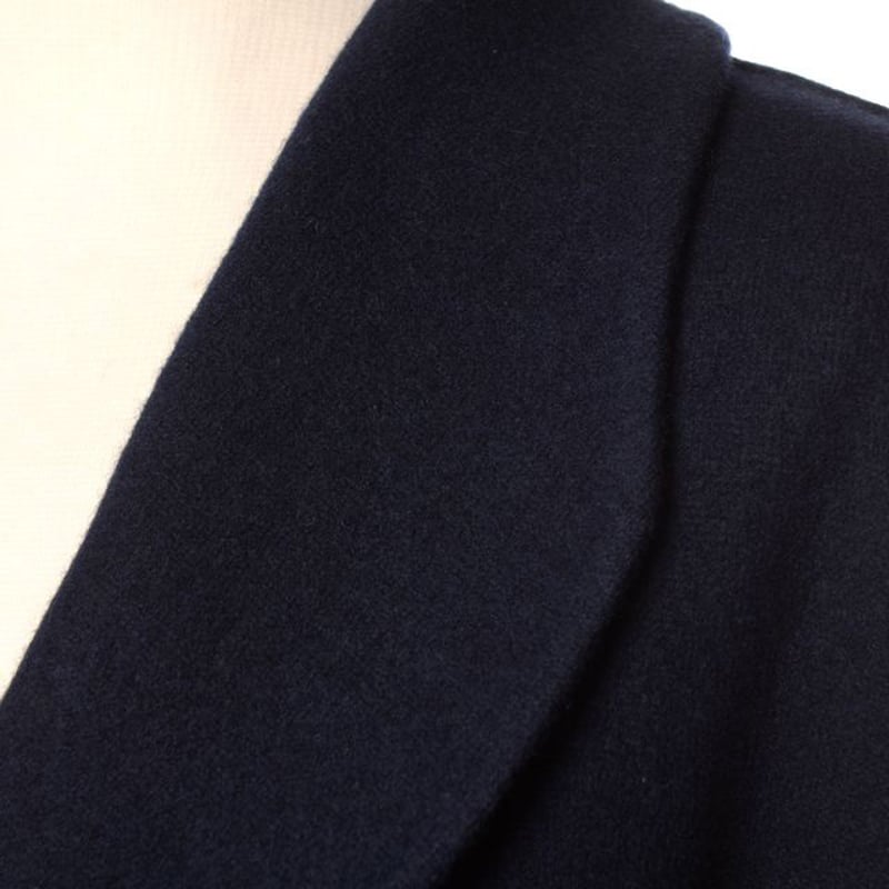 アニオナ AGNONA 着物襟コート カシミヤなど ネイビー | YOKOAUNTY アニオナ AGNONA 着物襟コート カシミヤなど ネイビー | YOKOAUNTY