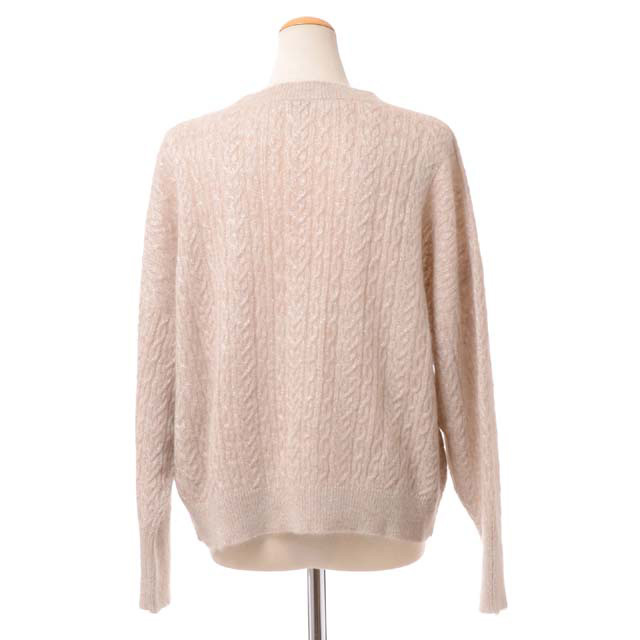 ブルネロクチネリ Brunello Cucinelli ラメ糸ケーブルニットセーター