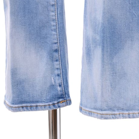 ディースクエアード Dsquared2 ベルボトムジーンズ コットンストレッチ ライトブルー