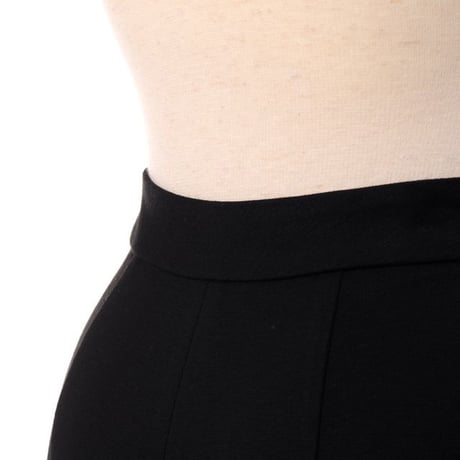 ロゼッタゲッティ ROSETTA GETTY クロップドパンツ ジャージー ブラック