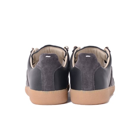 メゾン マルジェラ Maison Margiela レプリカスニーカー カーフスキンスェード ブラック